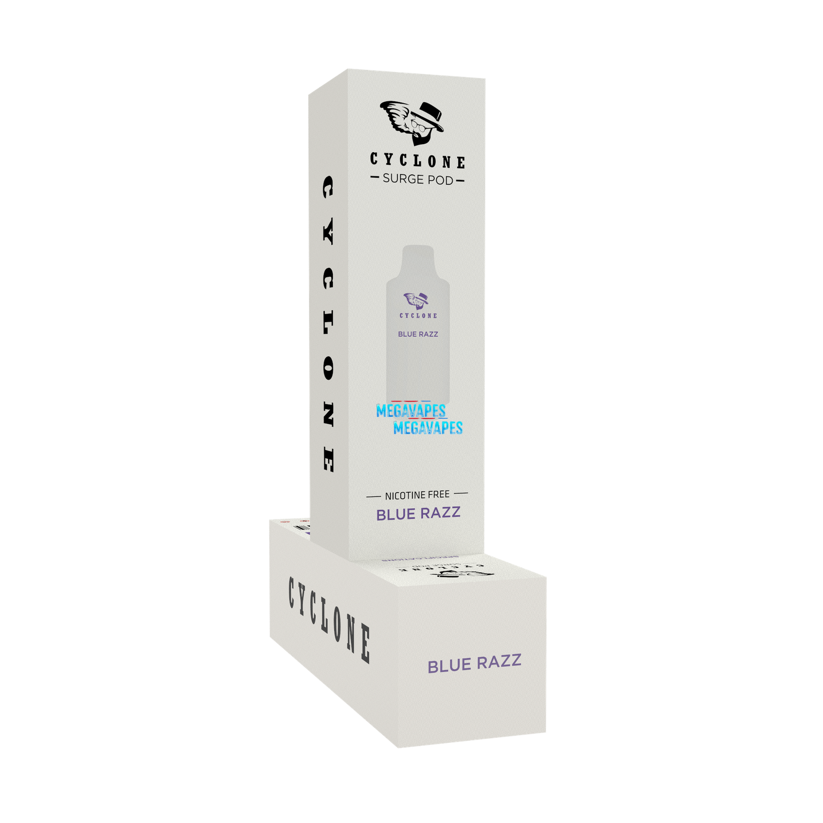 Surge Blue Razz Ice Vape Pod - Mega Vapes Australia Surge Blue Razz Ice Vape Pod – Nicotine-Free Icy Berry Vaping Experience