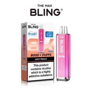 The Crystal Bling Max 8000 Pre-filled VAPE - (BOX OF 5) - Mega Vapes Australia Al Fakher Pro Max 12K Battery - Starting From $4.49