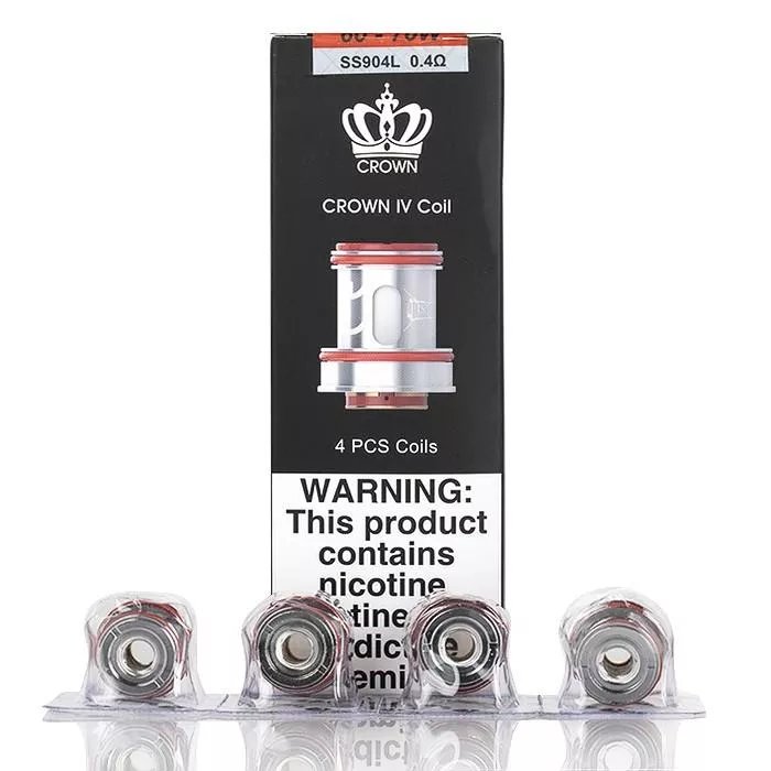 Uwell Crown 4 Replacement Coil 4pcs - Mega Vapes Australia Al Fakher Pro Max 12K Battery - Starting From $4.49