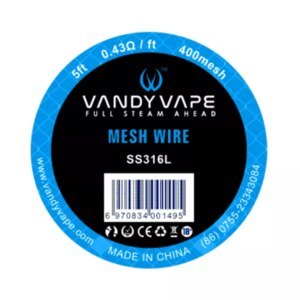 Vandy Vape SS316L Mesh Wire 400mesh 5ft