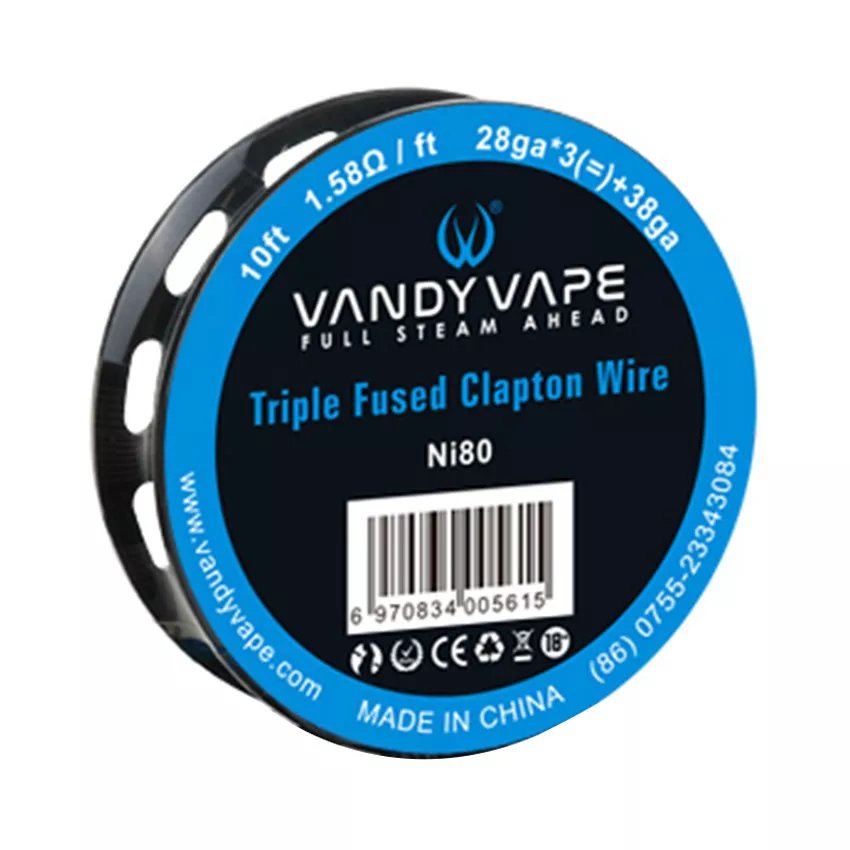 Vandy Vape Triple Fused Clapton Wire NI80 Coil - Mega Vapes Australia Al Fakher Pro Max 12K Battery - Starting From $4.49