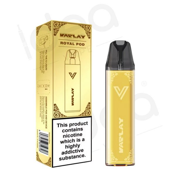 Vaplay Royal Refillable Pod Kit + Free 10ML E-liquid