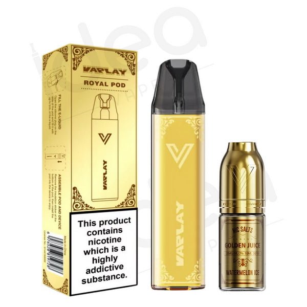 Vaplay Royal Refillable Pod Kit + Free 10ML E-liquid
