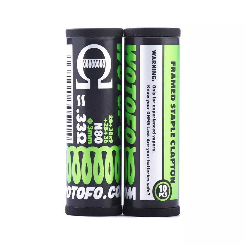 Wotofo 0.33ohm Framed Staple Clapton Prebuilt Coils 10pcs - Mega Vapes Australia Al Fakher Pro Max 12K Battery - Starting From $4.49