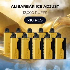 10 PCS – Alibarbar Ice Adjust 12000 Puffs
