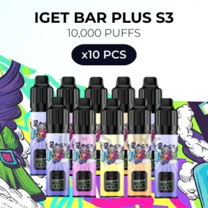 10 PCS – IGET Bar Plus S3 10000 Puffs
