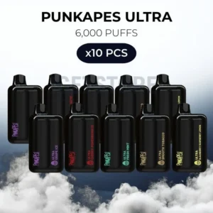 10 PCS – Punkapes Ultra 6000 Puffs