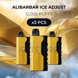 3 PCS – Alibarbar Ice Adjust 12000 Puffs