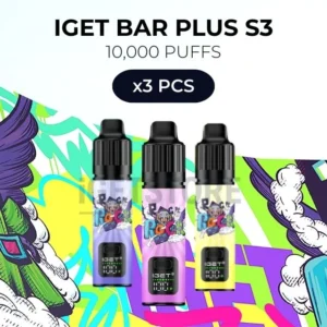 3 PCS – IGET Bar Plus S3 10000 Puffs