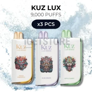 3 PCS – KUZ LUX 9000 Puffs