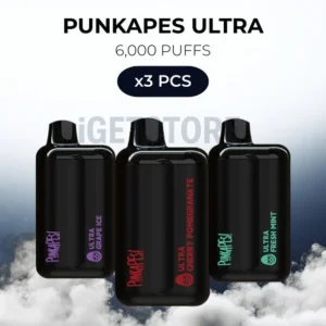 3 PCS – Punkapes Ultra 6000 Puffs