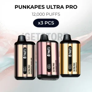 3 PCS – Punkapes Ultra Pro 12000 Puffs