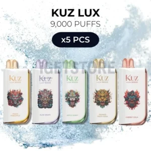 5 PCS – KUZ LUX 9000 Puffs