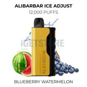 Alibarbar Ice Adjust 12000 Puffs – Blueberry Watermelon