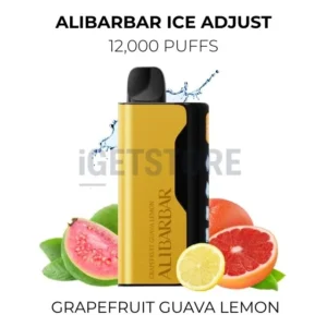 Alibarbar Ice Adjust 12000 Puffs – Grapefruit Guava Lemon