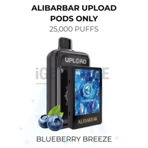 Alibarbar Upload Pods Only 25000 Puffs – Blueberry Breeze