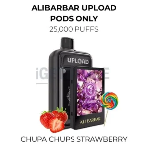 Alibarbar Upload Pods Only 25000 Puffs – Chupa Chups Strawberry