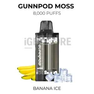 GunnPod Moss 8000 – Banana Ice