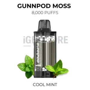 GunnPod Moss 8000 – Cool Mint