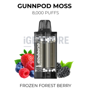 GunnPod Moss 8000 Puffs – Frozen Forest Berry