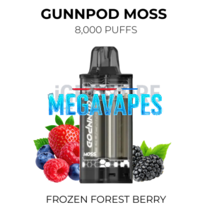 GunnPod Moss 8000 Puffs – Frozen Forest Berry