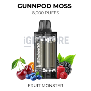 GunnPod Moss 8000 Puffs – Fruit Monster