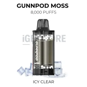 GunnPod Moss 8000 – Icy Clear