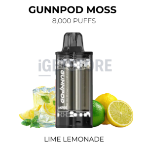 GunnPod Moss 8000 Puffs – Lime Lemonade
