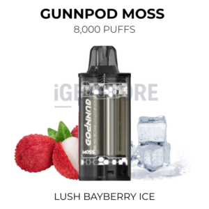 GunnPod Moss 8000 Puffs – Lush Bayberry Ice