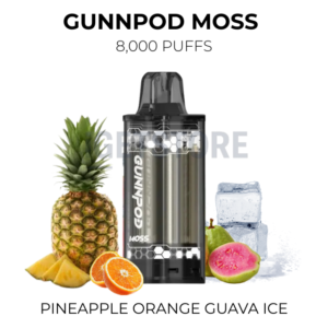 GunnPod Moss 8000 Puffs – Pineapple Orange Guava Ice