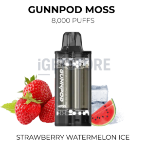 GunnPod Moss 8000 Puffs – Strawberry Watermelon Ice