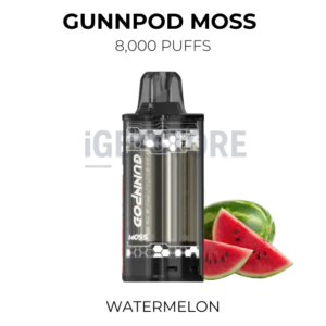 GunnPod Moss 8000 Puffs – Watermelon