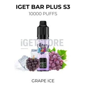 IGET Bar Plus S3 10000 Puffs – Grape Ice