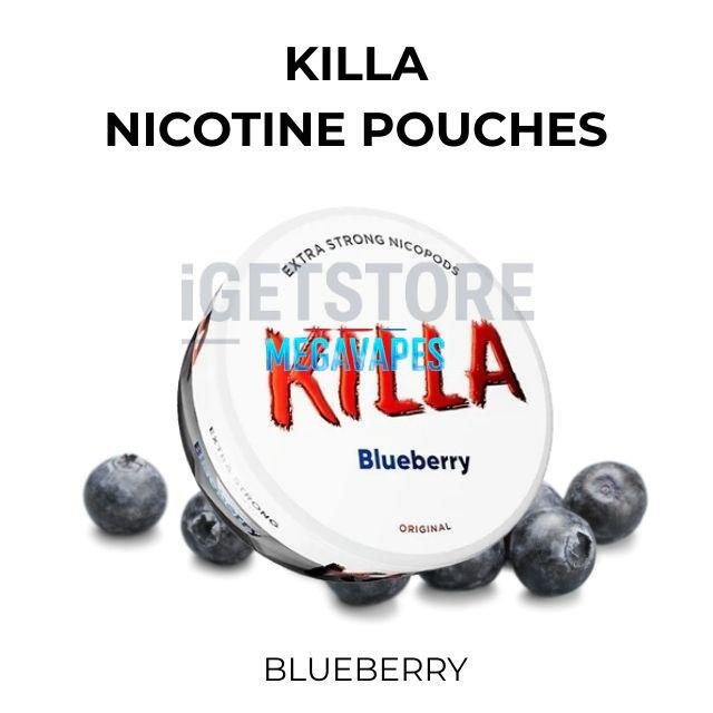 killa-nicotine-pouches-blueberryjpg - Mega Vapes Australia