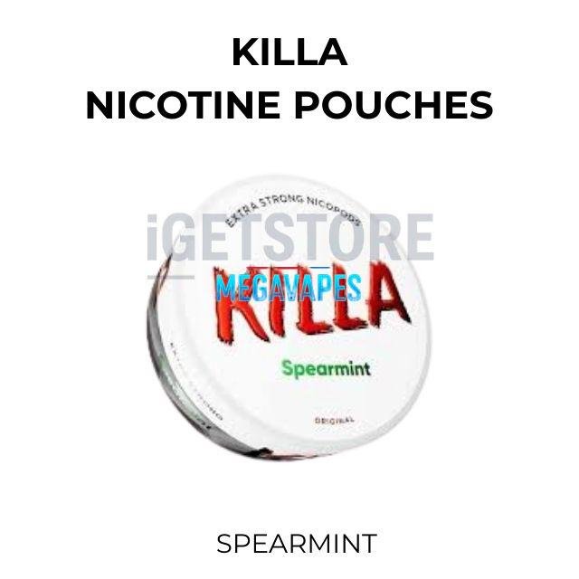 killa-nicotine-pouches-spearmintjpg - Mega Vapes Australia