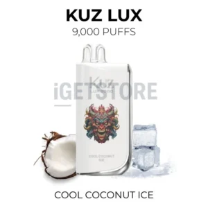 KUZ LUX 9000 Puffs – Cool Coconut Ice