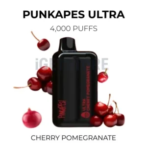Punkapes Ultra 4000 Puffs – Cherry Pomegranate
