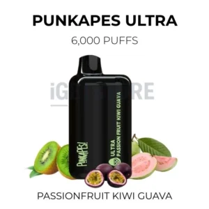 Punkapes Ultra 6000 – Passionfruit Kiwi Guava