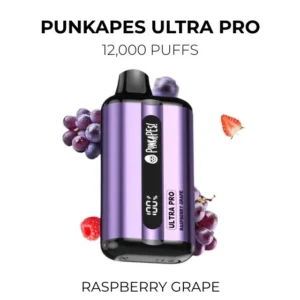 Punkapes Ultra Pro 12000 Puffs – Raspberry Grape