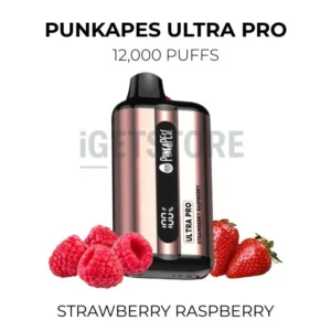 Punkapes Ultra Pro 12000 Puffs – Strawberry Raspberry