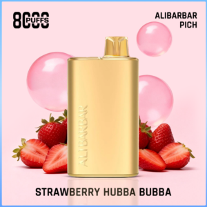 Alibarbar Rich Strawberry Hubba Bubba 8000 Puffs