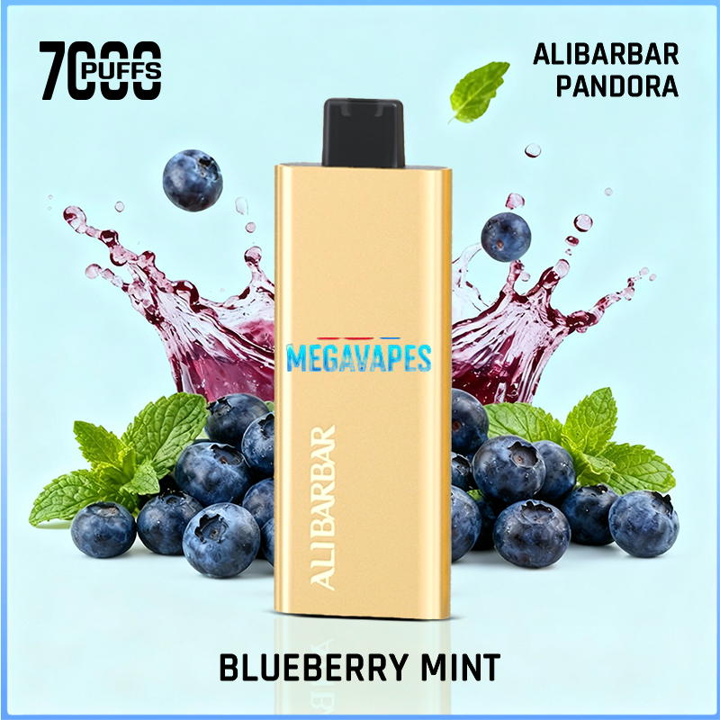 Alibarbar Pandora Blueberry Mint 7000 Puffs