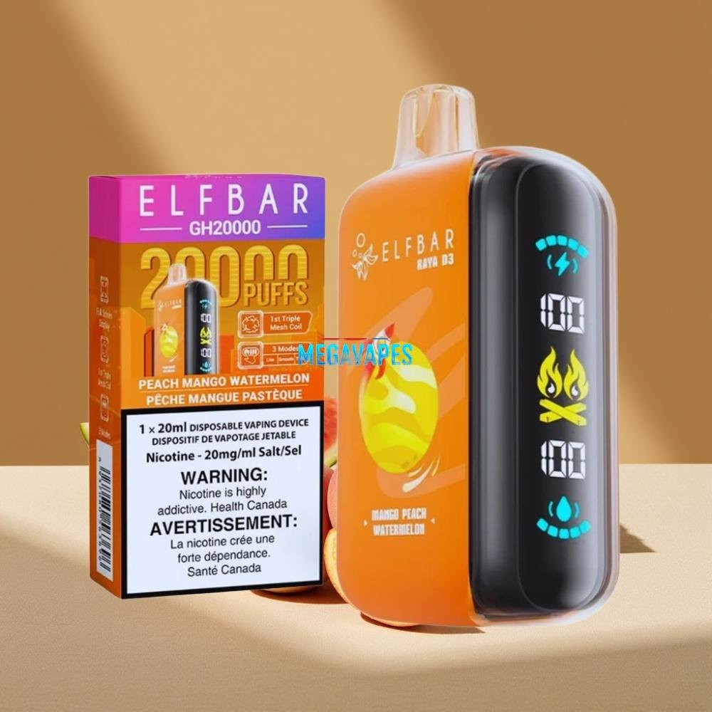 ELF_BAR_RAYA_D3_25000_Puffs_23ml_5_Mango_Peach_Watermelon_Disposable_Vape_D6DP0Z10-1jpg - Mega Vapes Australia