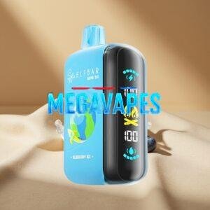 ELF BAR RAYA D3 25000 Puffs 23ml 5% Rechargeable Disposable Vape Blueberry Ice