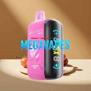 ELF BAR RAYA D3 25K Puffs Rechargeable Disposable Vape with Screen – Strawberry Grape