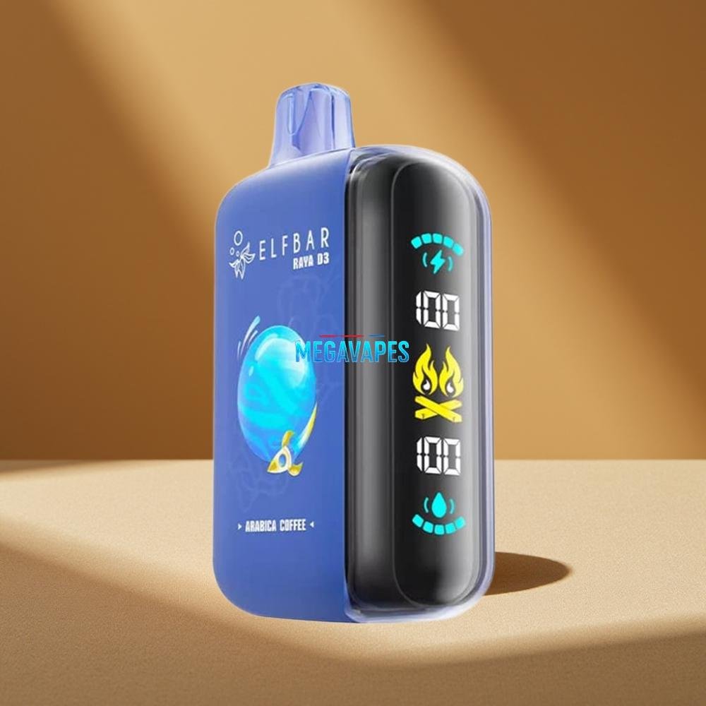 ELF_BAR_RAYA_D3_850mAh_23ml_25000_Puffs_Disposable_Vape_Arabica_Coffee_D6DP0Z16jpg - Mega Vapes Australia