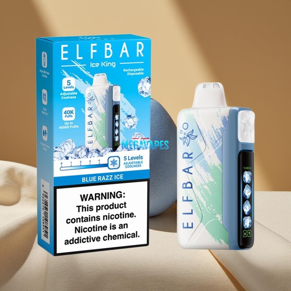 Elf_Bar_Ice_King_40K_Puffs_Rechargeable_Disposable_Vape_with_Adjustable_Cooling_LCD_D6DP0Z27-1jpg - Mega Vapes Australia