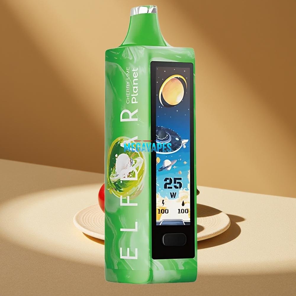 Elf_Bar_Planet_25000_Puffs_18ml_Mesh_Disposable_Vape_Cherry_Lime_D6DP0Z30jpg - Mega Vapes Australia