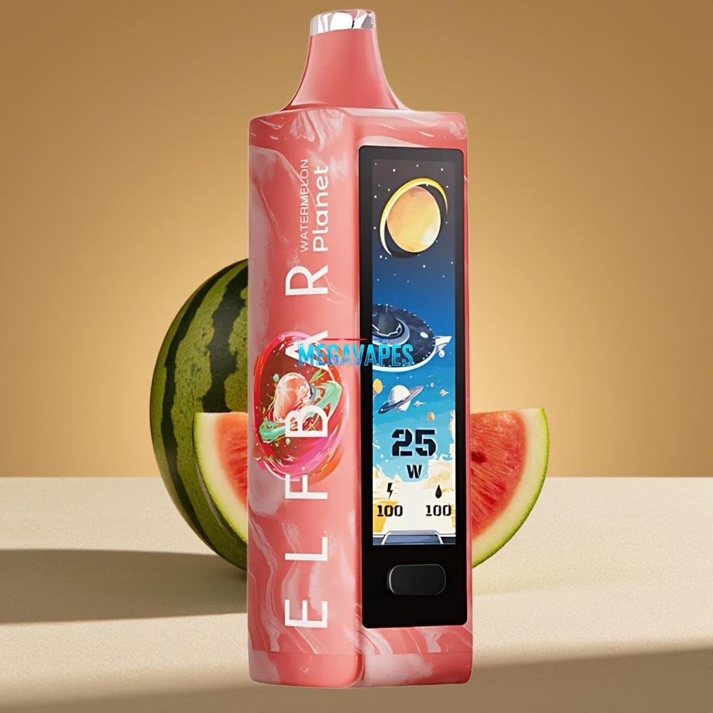 Elf_Bar_Planet_25000_Puffs_Rechargeable_Watermelon_Disposable_Vape_D6DP0Z25jpg - Mega Vapes Australia