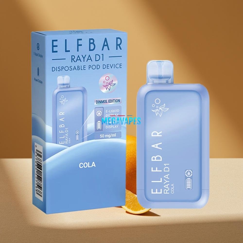Elf_Bar_Raya_D1_13000_Puffs_18ml_Rechargeable_Disposable_Vape_Cola_D6DP0Z74-1jpg - Mega Vapes Australia
